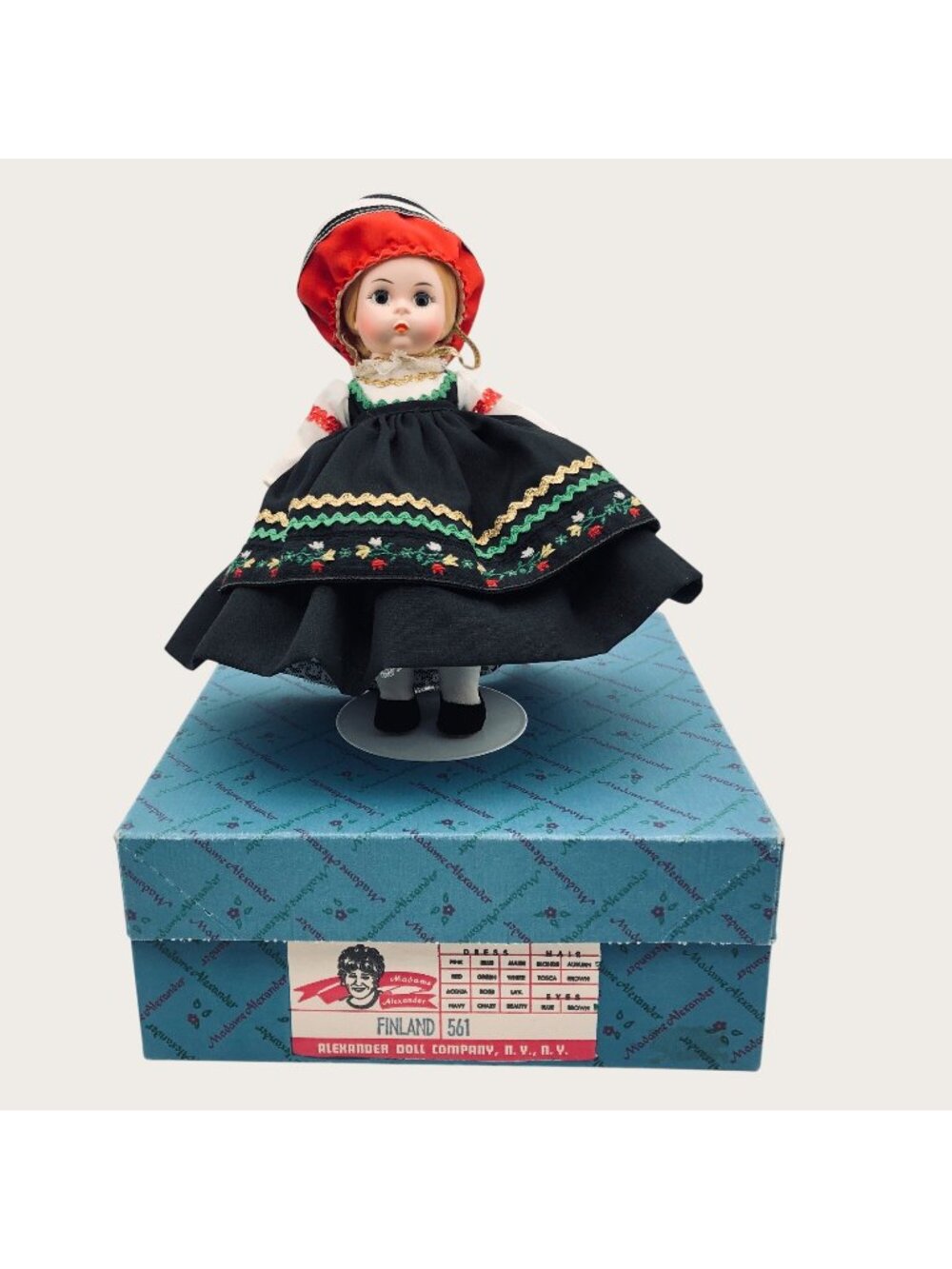 Madame Alexander 8" Doll Finland International Dolls Collection